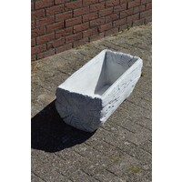 thumb-Betonnen bloembak of plantenbak in de vorm van een boomstam-3