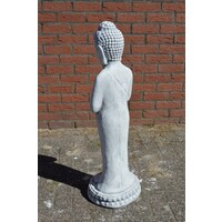 thumb-Groot betonnen beeld van staande Shiva voor tuin of vijver-4
