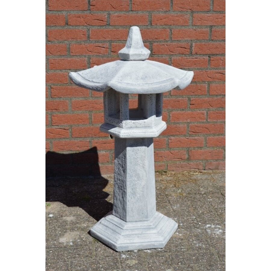 Oosterse lantaren betonnen tuinbeeld-4