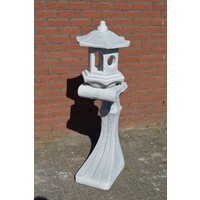 thumb-Oosterse gebogen lantaren betonnen tuinbeeld-3
