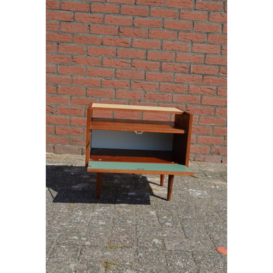 Retro vintage dressoir (tje) bijzet-of nachtkastje jaren 60-4