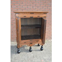 thumb-Antiek Gelders kussenkastje van massief eiken met palissander en ebbenhout-8