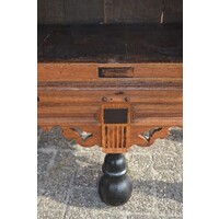 thumb-Antiek Gelders kussenkastje van massief eiken met palissander en ebbenhout-9