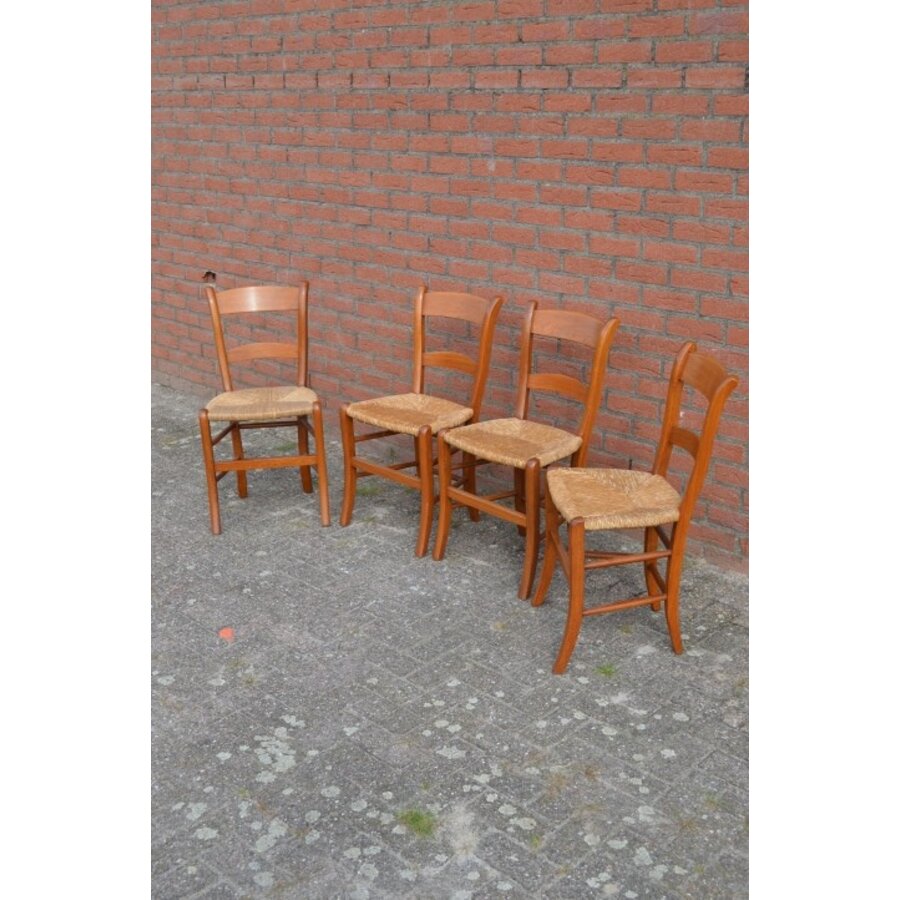 Keukenstoelen eiken 4 stuks-3