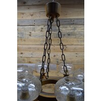 thumb-Hanglamp eiken met ketting landelijk met 6 glaskap-6