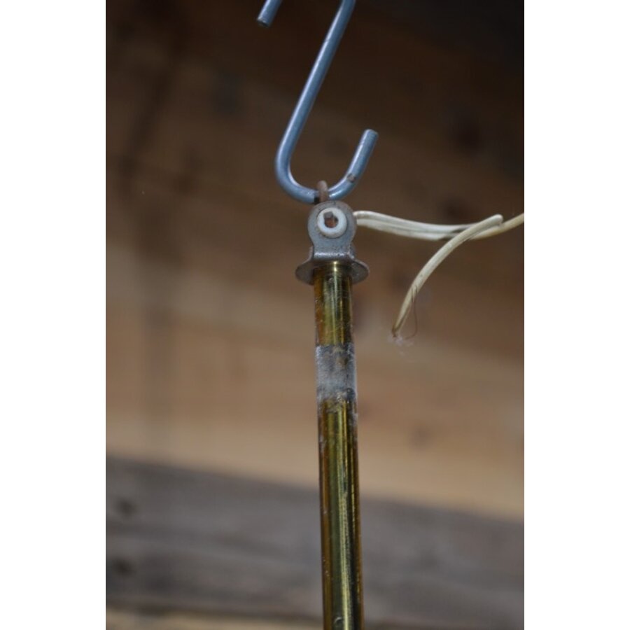 Retro Hanglamp met tulpen glaasjes-5