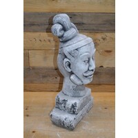 thumb-Hoofd van krijger tuinbeeld-3