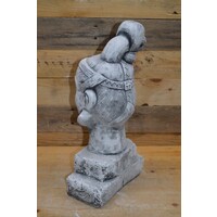 thumb-Hoofd van krijger tuinbeeld-5
