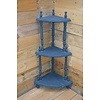 LoodsVol, Tweedehands Schappen rekje brocante blauw  voor in de hoek