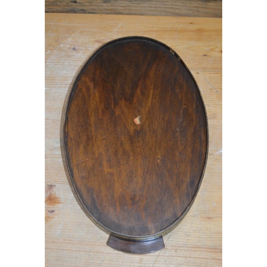 Ovaal dienblad van hout-5