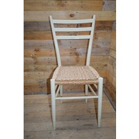 thumb-Retro keukenstoeltje oud wit-2