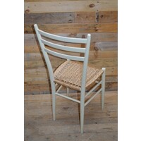 thumb-Retro keukenstoeltje oud wit-3