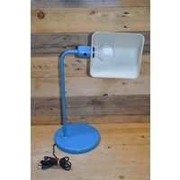 thumb-Bureaulamp metaal blauw wit-2