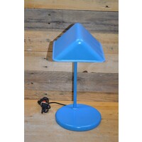 thumb-Bureaulamp metaal blauw wit-5