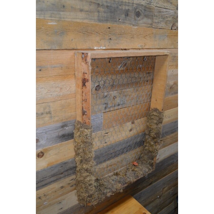 Houten decoratie wandrek-4