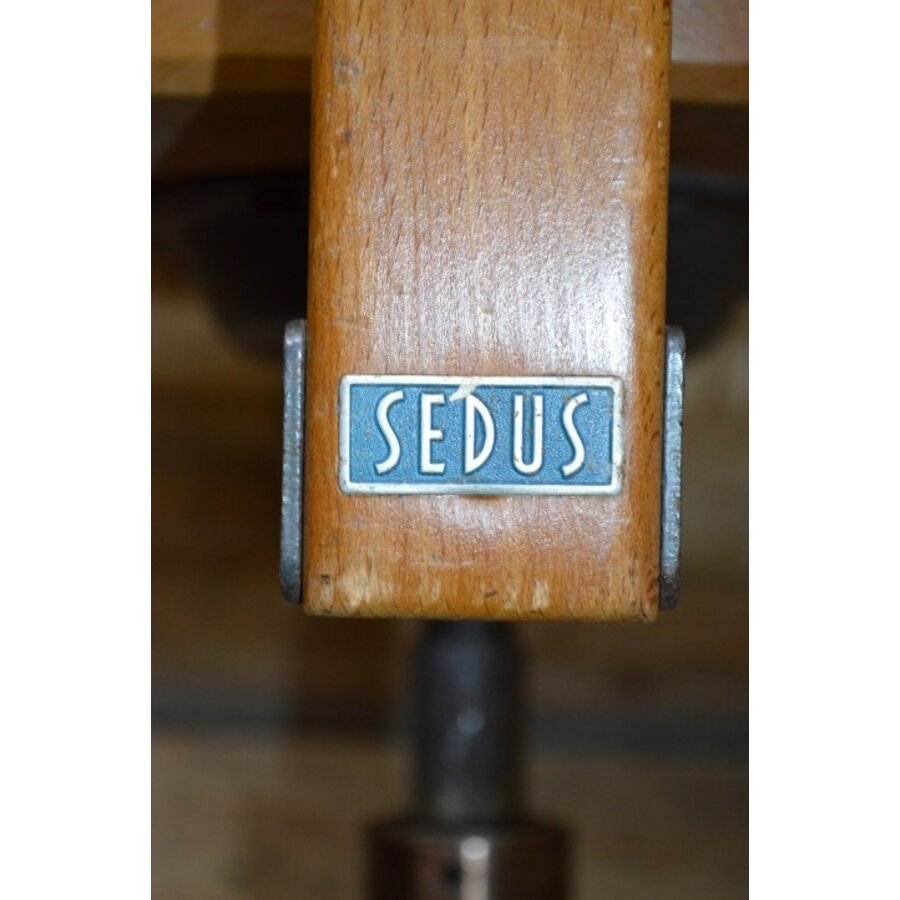 Retro houten bureaustoel Sedus-6