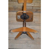 thumb-Retro houten bureaustoel Sedus-7