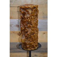 thumb-Kandelaar smeedijzer met grote kaars-5