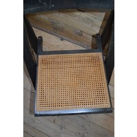 thumb-Ouderwetse vintage houten klapstoel-3