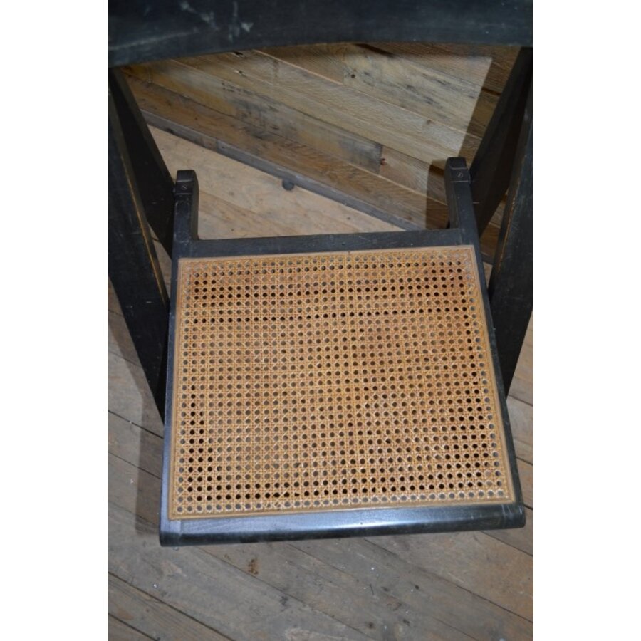 Ouderwetse vintage houten klapstoel-3