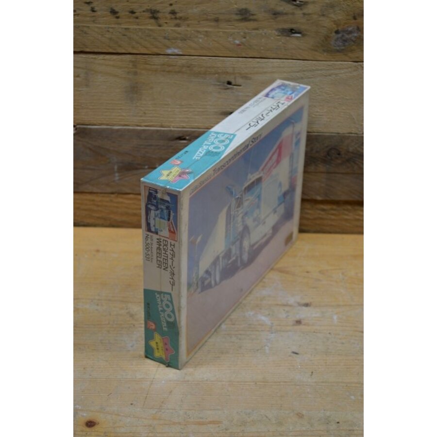 Puzzel van vrachtwagen in de originele verpakking-5