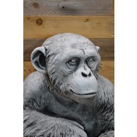 thumb-Chimpansee aap betonnen tuinbeeld-2