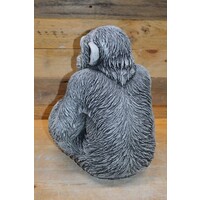 thumb-Chimpansee aap klein betonnen tuinbeeld-4