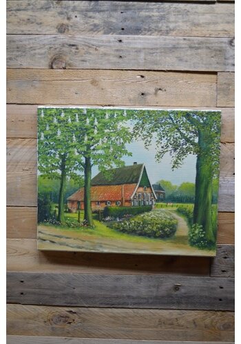 Landelijk schilderij G.J. Bruil 1984 