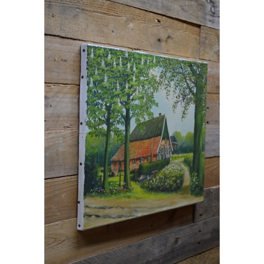 Landelijk schilderij van G.J. Bruil 1984-6