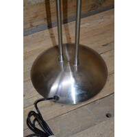 thumb-Metalen staande lamp met glazen kapjes-6