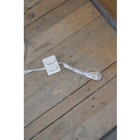 thumb-Vintage staande vloerlamp jaren 70 van beukenhout met beweegbare lampen-4