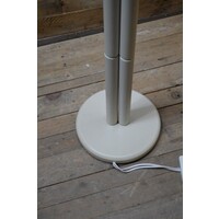 thumb-Vintage staande vloerlamp jaren 70 van beukenhout met beweegbare lampen-5