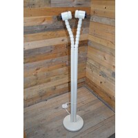 thumb-Staande vloerlamp beukenhout vintage-6