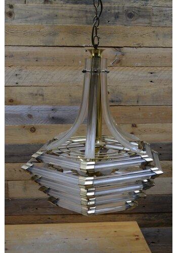 Hanglamp metaal met kunststof 