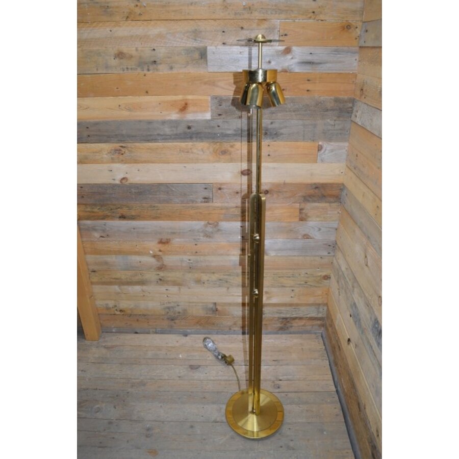Vintage messing vloerlamp Empire stijl jaren 70-2