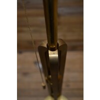 thumb-Vintage messing vloerlamp Empire stijl jaren 70-4
