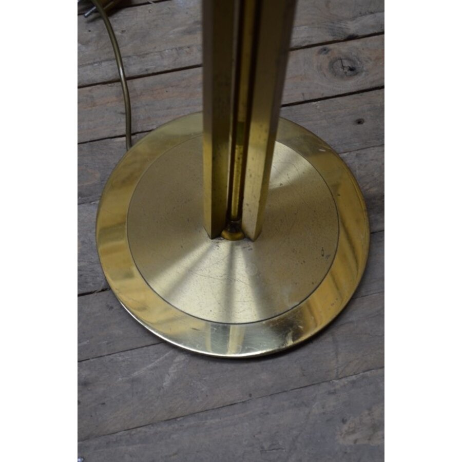 Vintage messing vloerlamp Empire stijl jaren 70-7