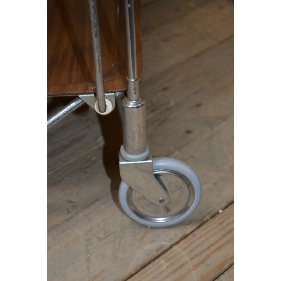 Retro serveerwagentje inklapbaar-5