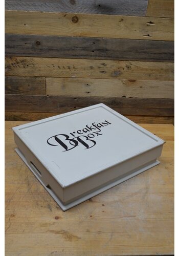 Ontbijt box van hout 
