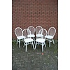 LoodsVol, Tweedehands Witte keukenstoelen 6 stuks