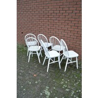 thumb-Witte keukenstoelen 6 stuks-7