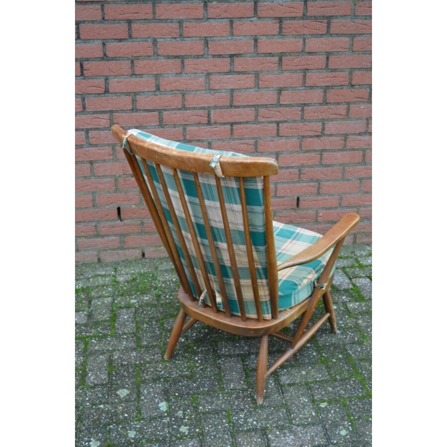 Retro armfauteuil met kussens opknapper-2