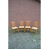 LoodsVol, Tweedehands Eiken Kerkknopstoelen met biezen mat