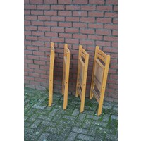 thumb-Klapstoelen Mid Century beukenhout, set van 4-1