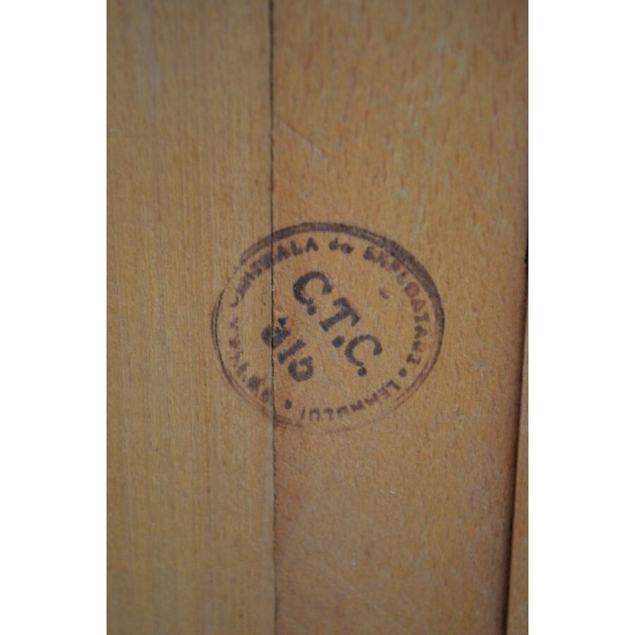 Klapstoelen Mid Century beukenhout, set van 4-3