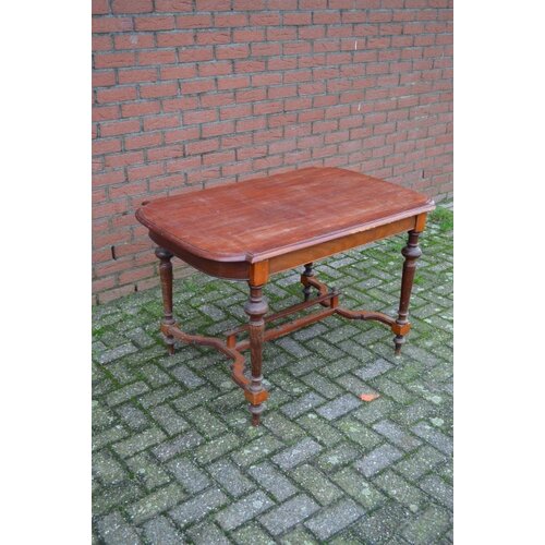 Mahonie eettafel 