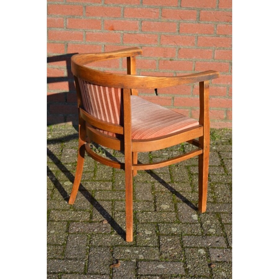 Armstoel massief eiken opknapper-6