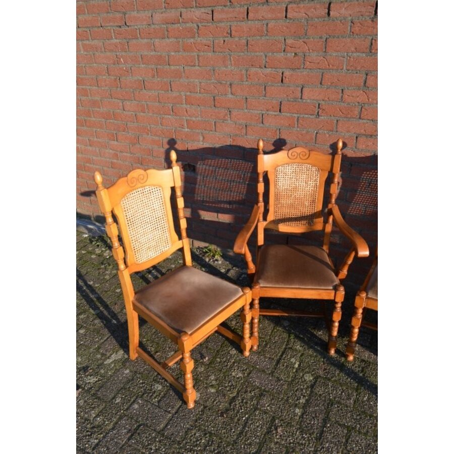 Eetkamerstoelen set van 6-2