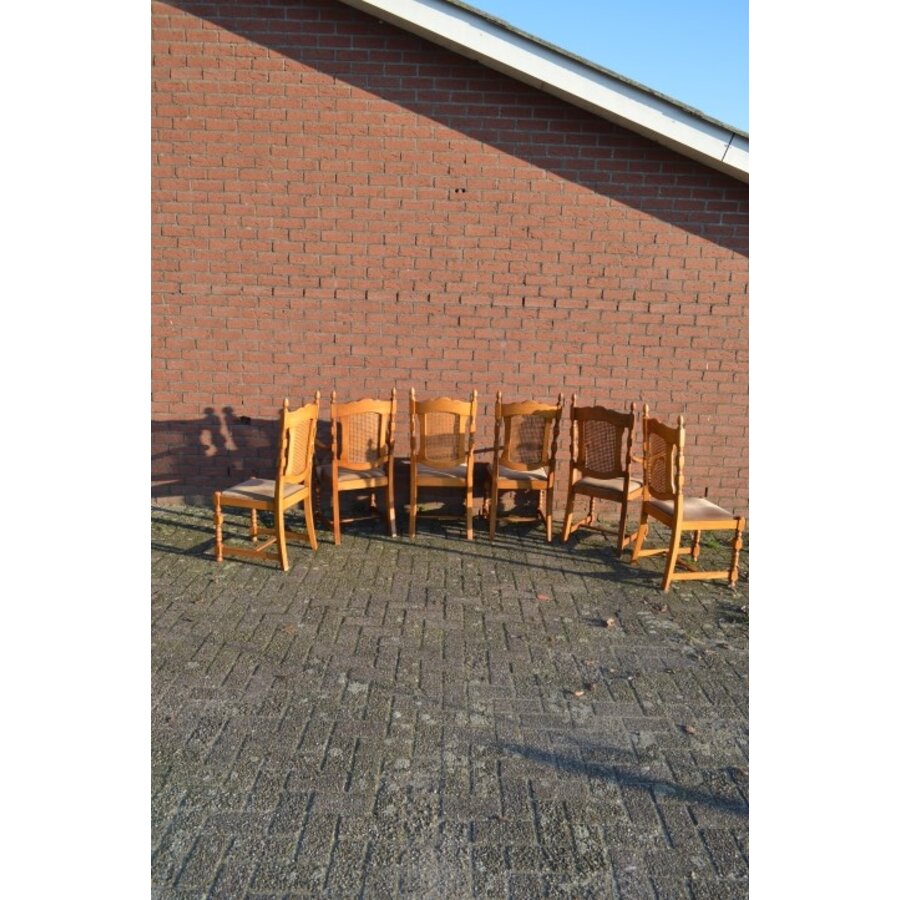 Eetkamerstoelen set van 6-7