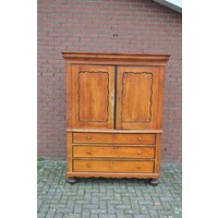 thumb-Biedermeier Kabinet kast kersen of linnenkast-1